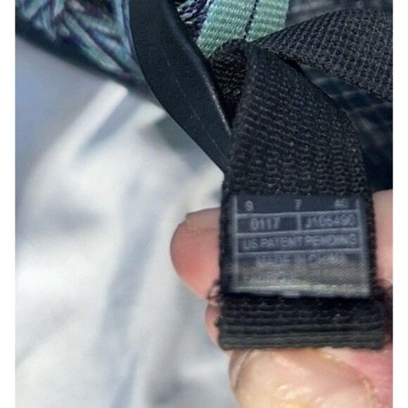 Chaco ZX2 Strappy Green Adjustable Open Toe Sport Sandals Shoes Women's 9‎ - Picture 6 of 6